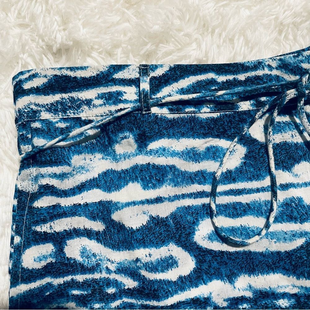 Samson Blue Patterned lightweight pull on shorts Large - Picture 7 of 16